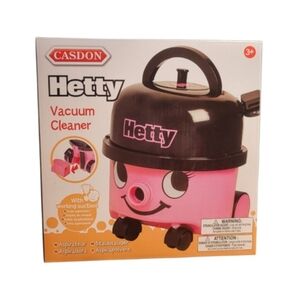NEW Casdon Hetty Pink Vacuum Cleaner Toy